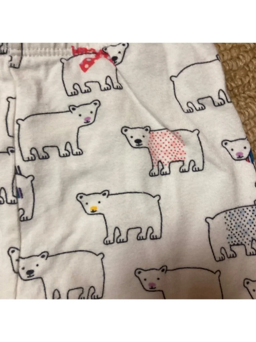 Gap Leggings Unisex Baby 6-12 Months Polar Bears Cotton blend